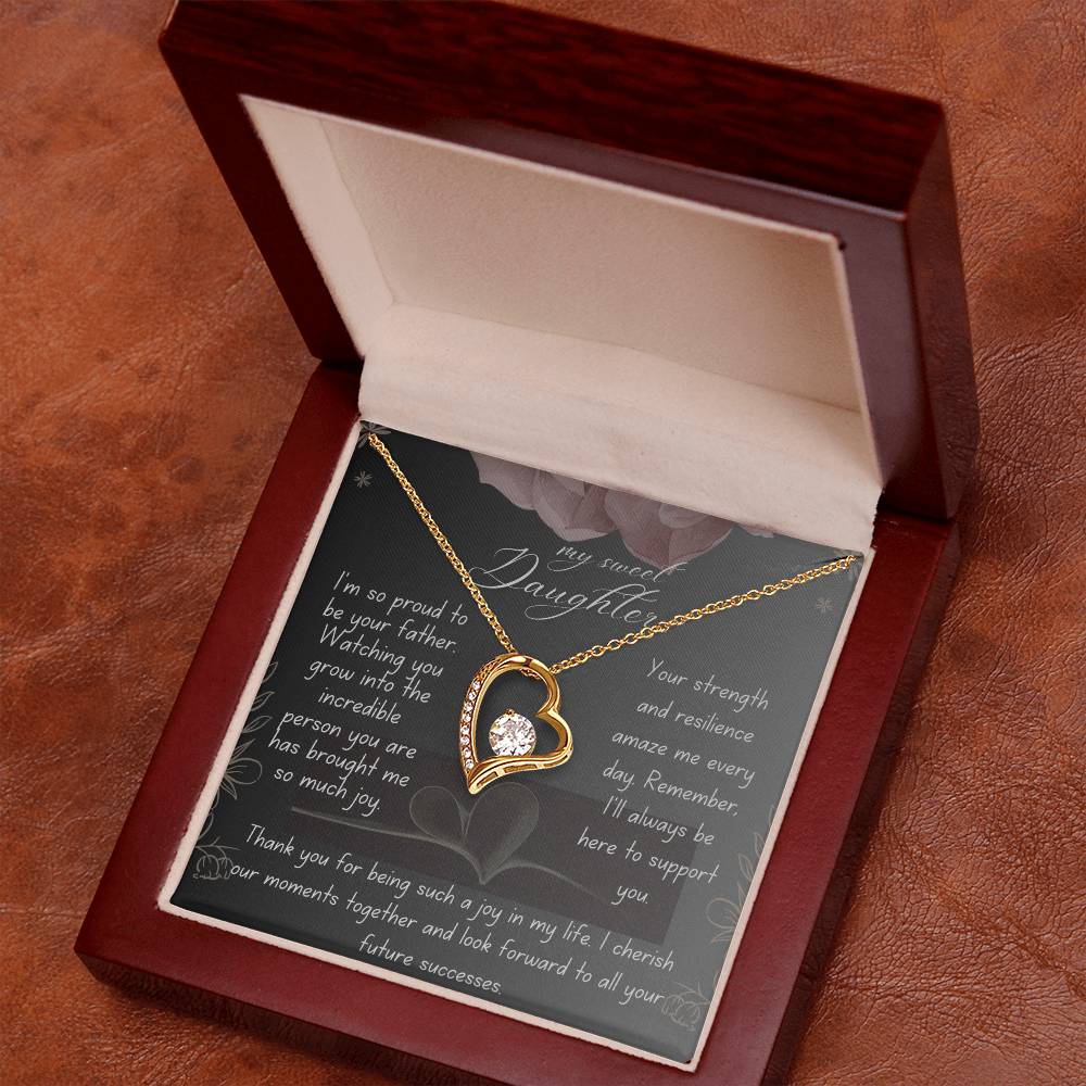 Zenifair Forever Love Necklace for Daughter