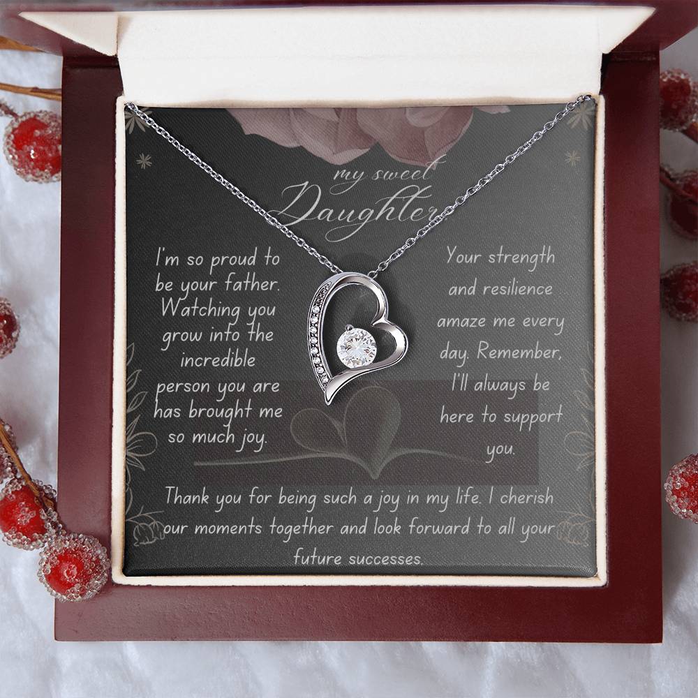 Zenifair Forever Love Necklace for Daughter