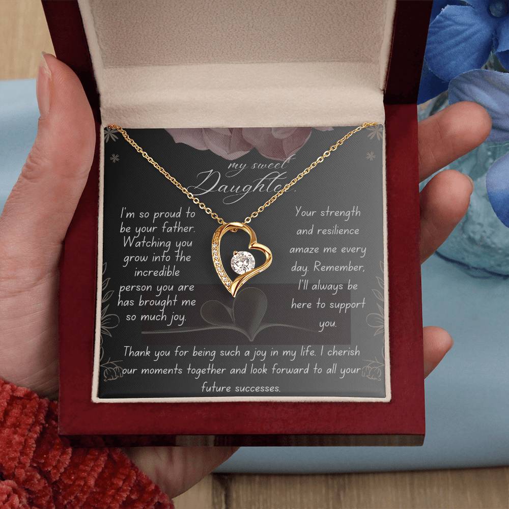 Zenifair Forever Love Necklace for Daughter