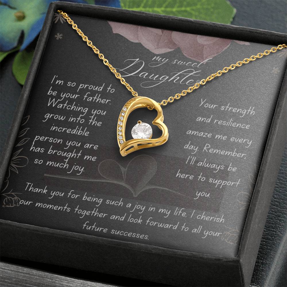 Zenifair Forever Love Necklace for Daughter