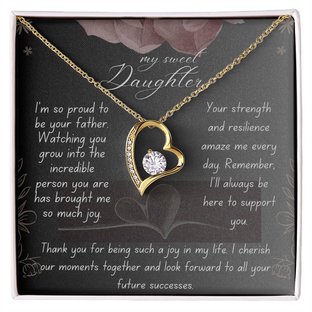 Zenifair Forever Love Necklace for Daughter