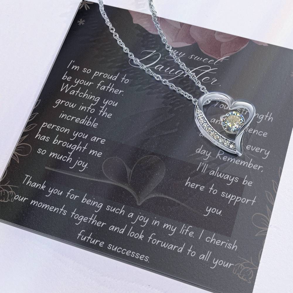Zenifair Forever Love Necklace for Daughter