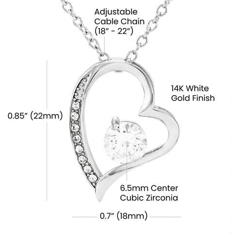 Zenifair Forever Love Necklace for Daughter