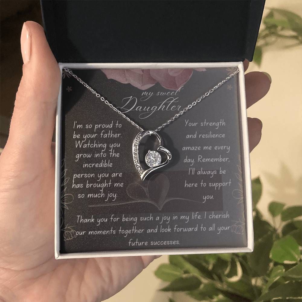 Zenifair Forever Love Necklace for Daughter
