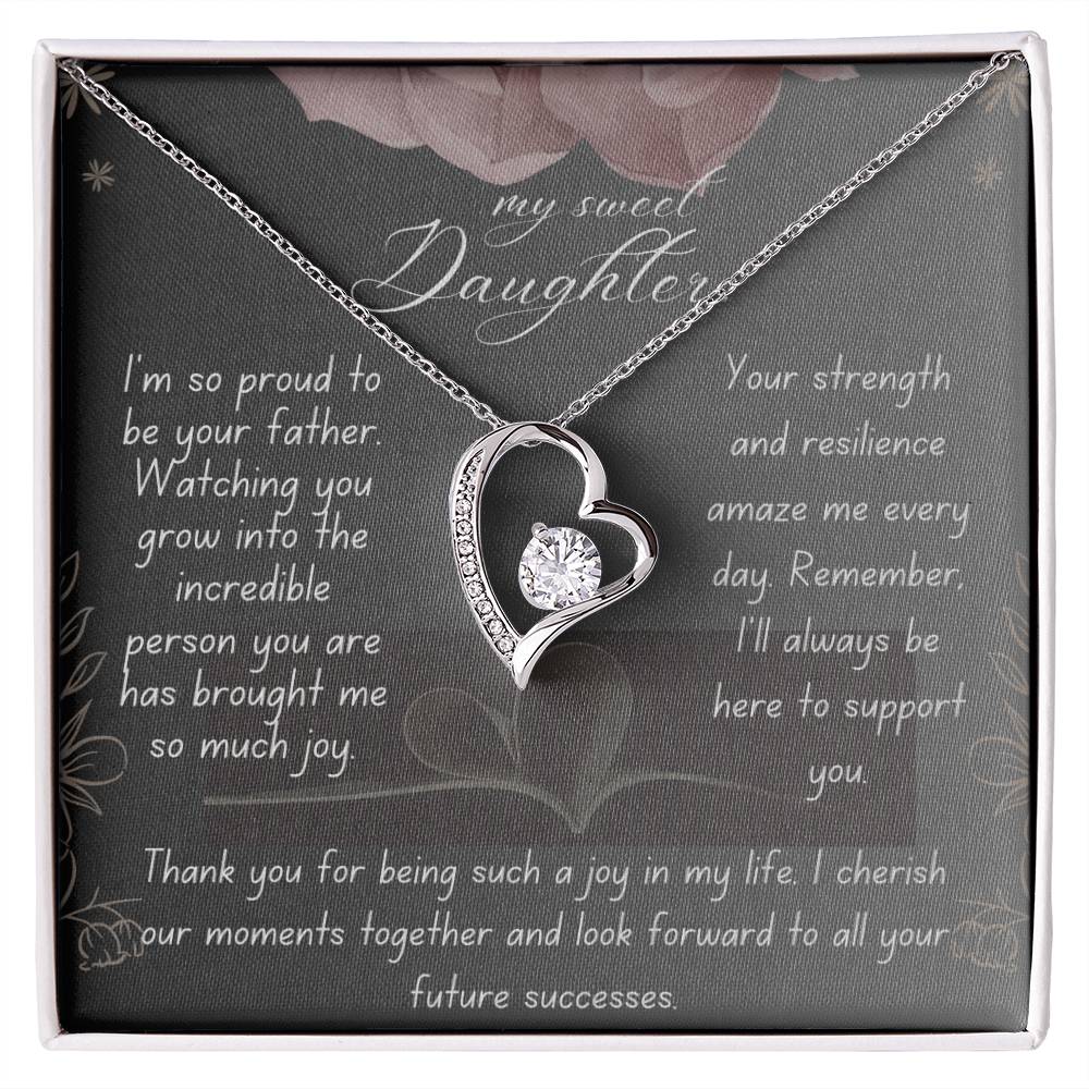 Zenifair Forever Love Necklace for Daughter