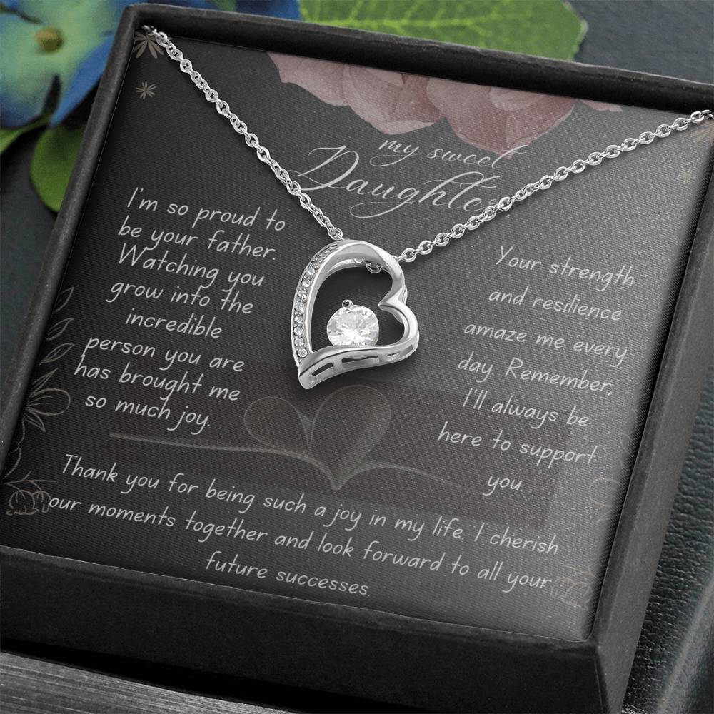 Zenifair Forever Love Necklace for Daughter